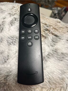 Amazon Black Voice Remote for Fire TV with Alexa Button
